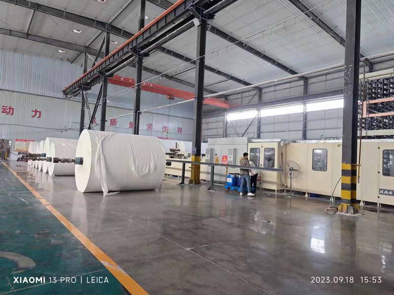 Burðarvef fyrir Airlaid pappír